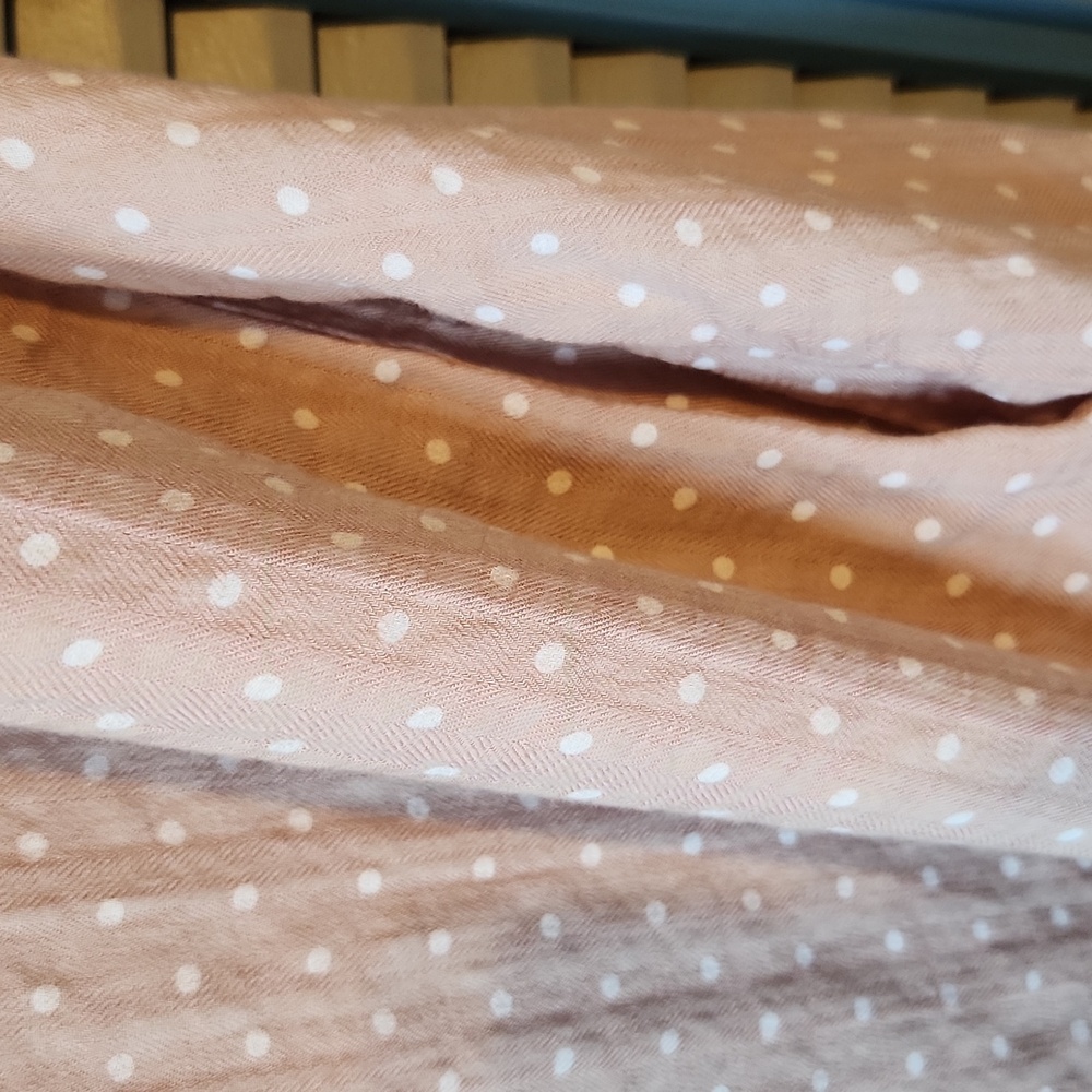 Davi & Dani Blush Polka Dot Midi Dress - Picture 14 of 14